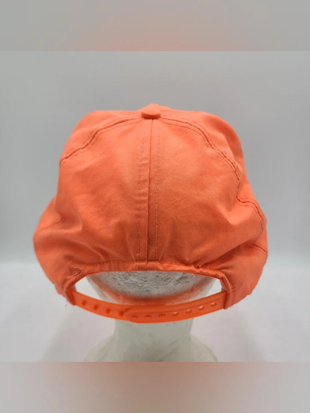 B55 Micron Technology, Inc. Slideback Trucker Cap Orange OS Rope Sportcap